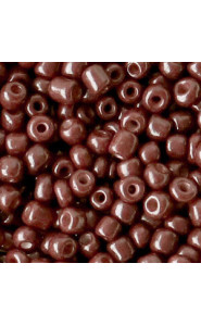 Seed beads 6/0 (4mm) Charlton brown